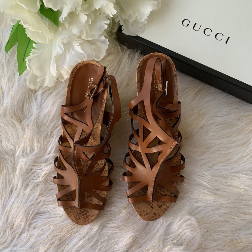 Wimens Wedge Sandals - BCBG